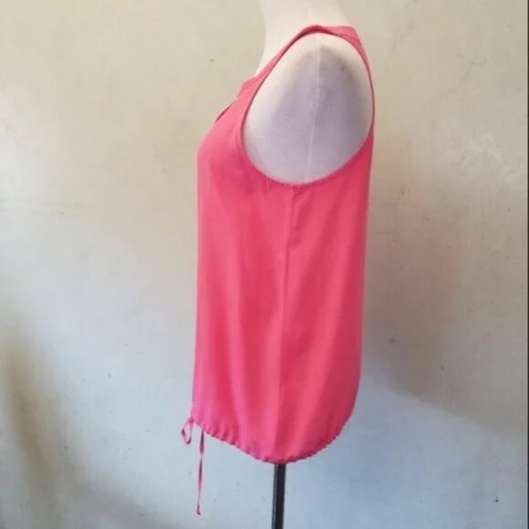 Rory Beca pink 100% silk sleeveless top women's size XS (10) - Picture 10 of 10